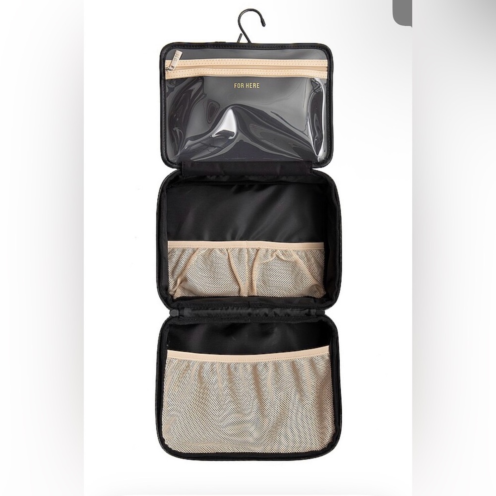 BEIS Black Hanging Cosmetic Case
